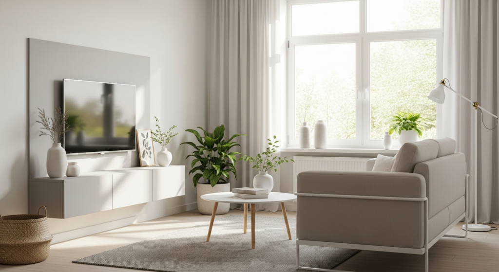 kleine woonkamer inrichten