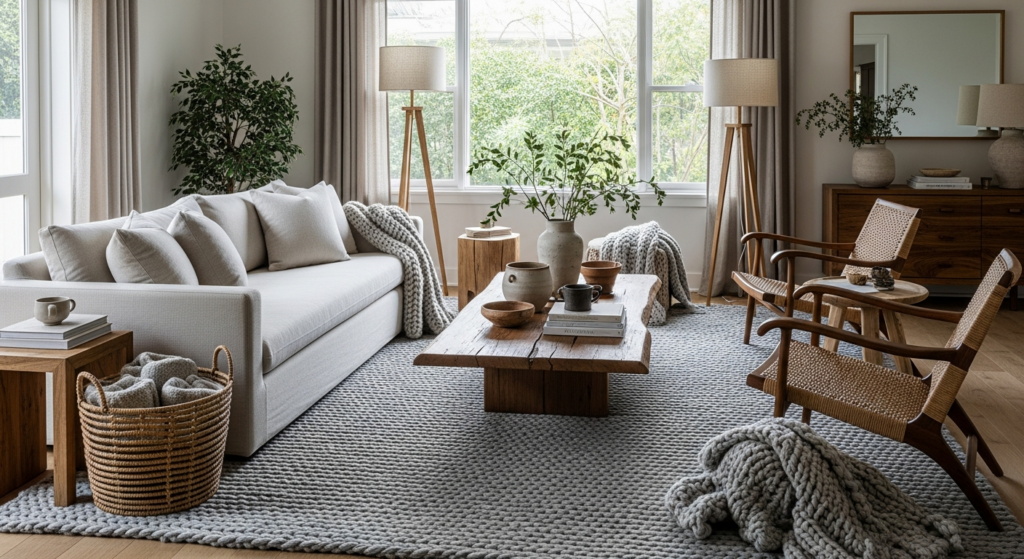 natuurlijke materialen in huis